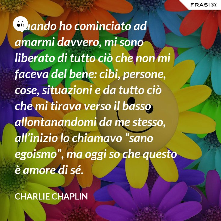 Ho Iniziato Ad Amarti Quando Amavi Gli Altri