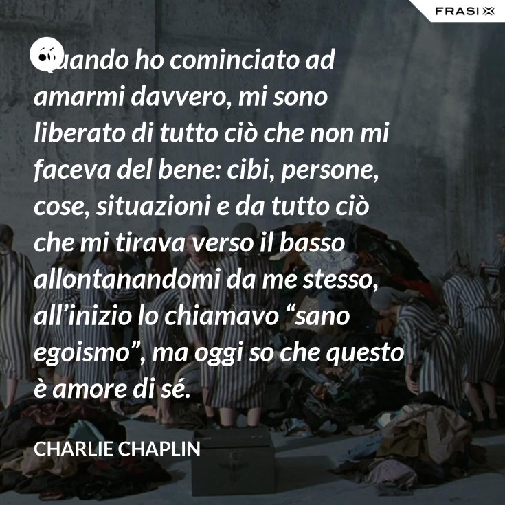 Ho Iniziato Ad Amarti Quando Amavi Gli Altri