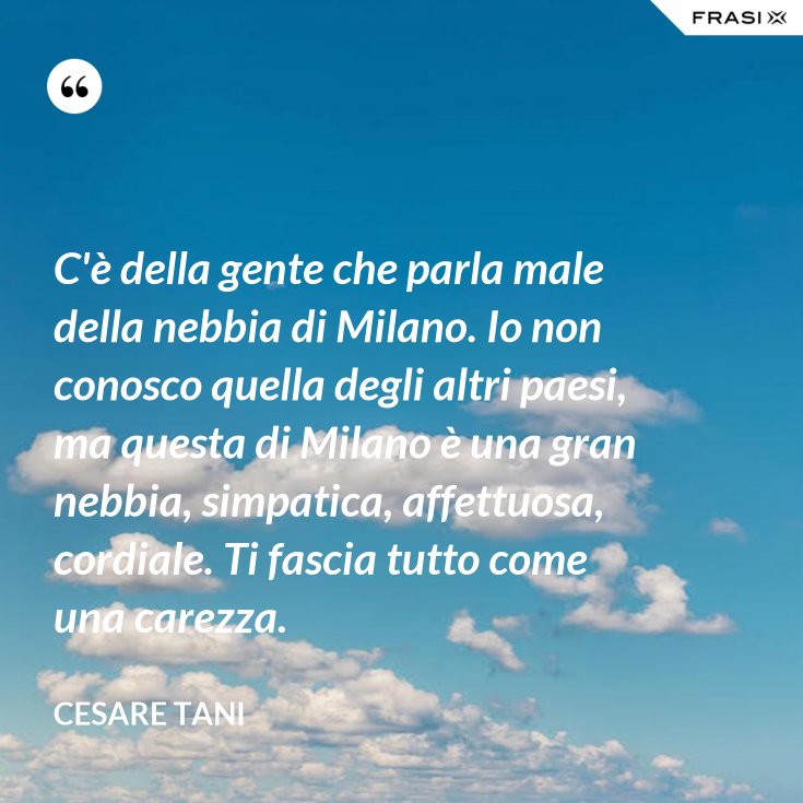 Io Non Parlo Di Cose Che Non Conosco